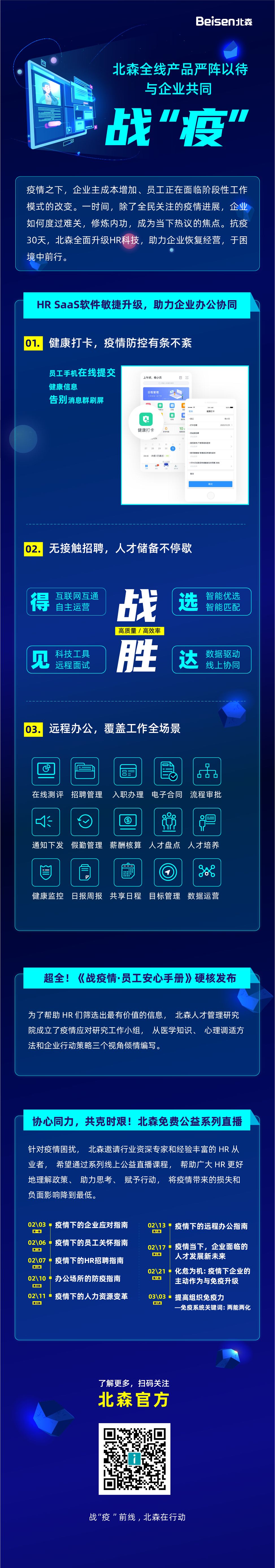 北森全线产品严阵以待与企业共同战“疫”